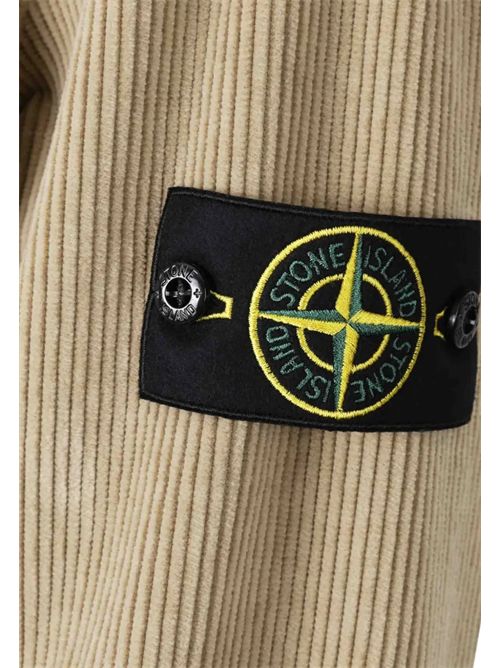 Stone Island corduroy patch-pocket shirt desert Stone Island | K2S151200012S0212V009A